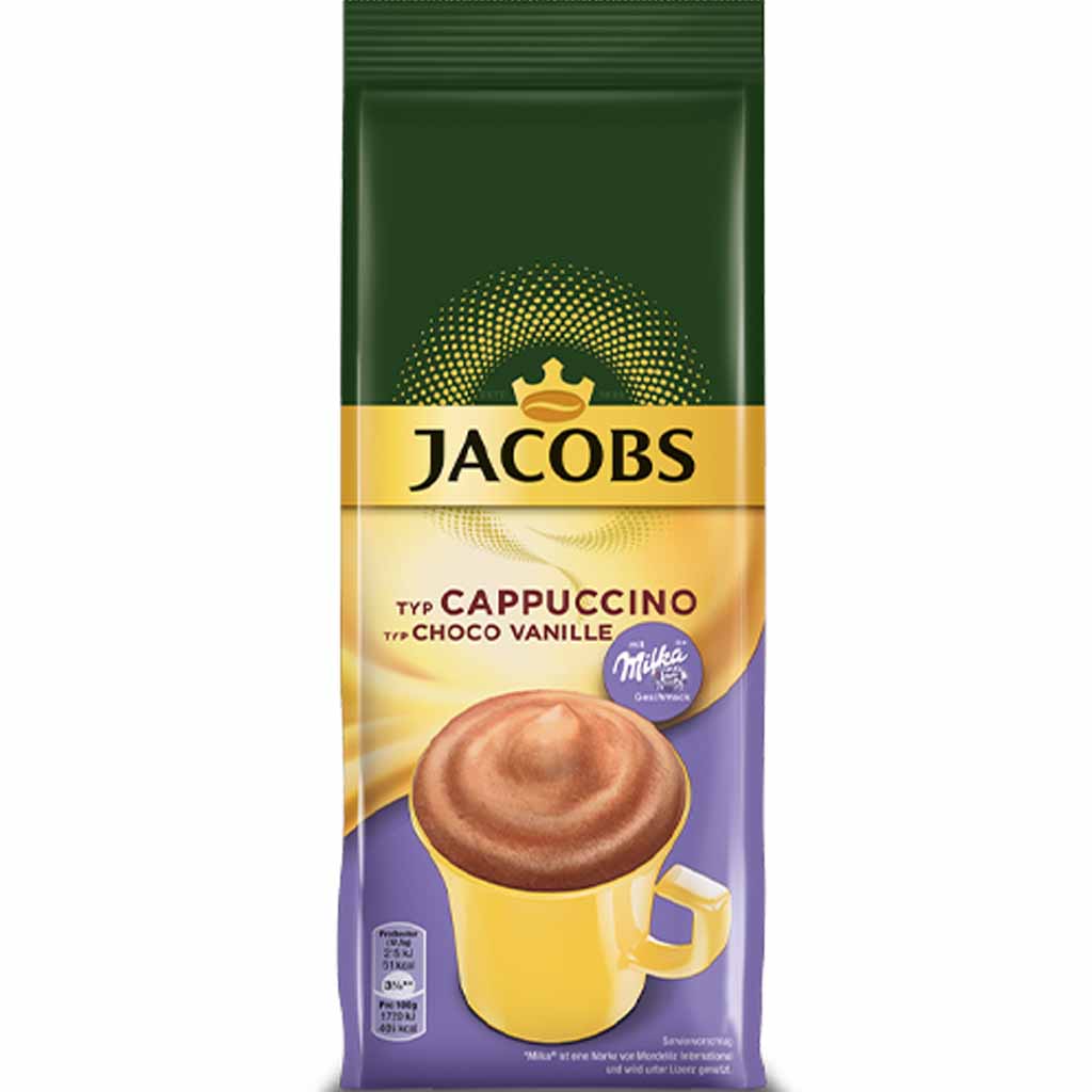 Jacobs Momente Choco Cappuccino Vanille 500g MHD:30.8.25
