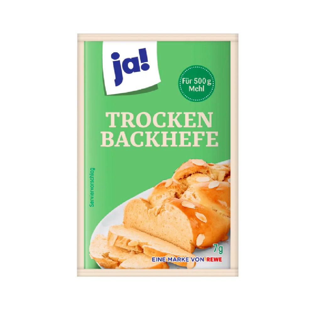 ja! Trocken Backhefe 6x7g MHD:30.12.25