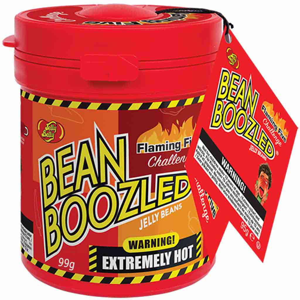 Jelly Belly Bean Boozled Flaming Five Challenge Dispenser 99g MHD:25.2.22