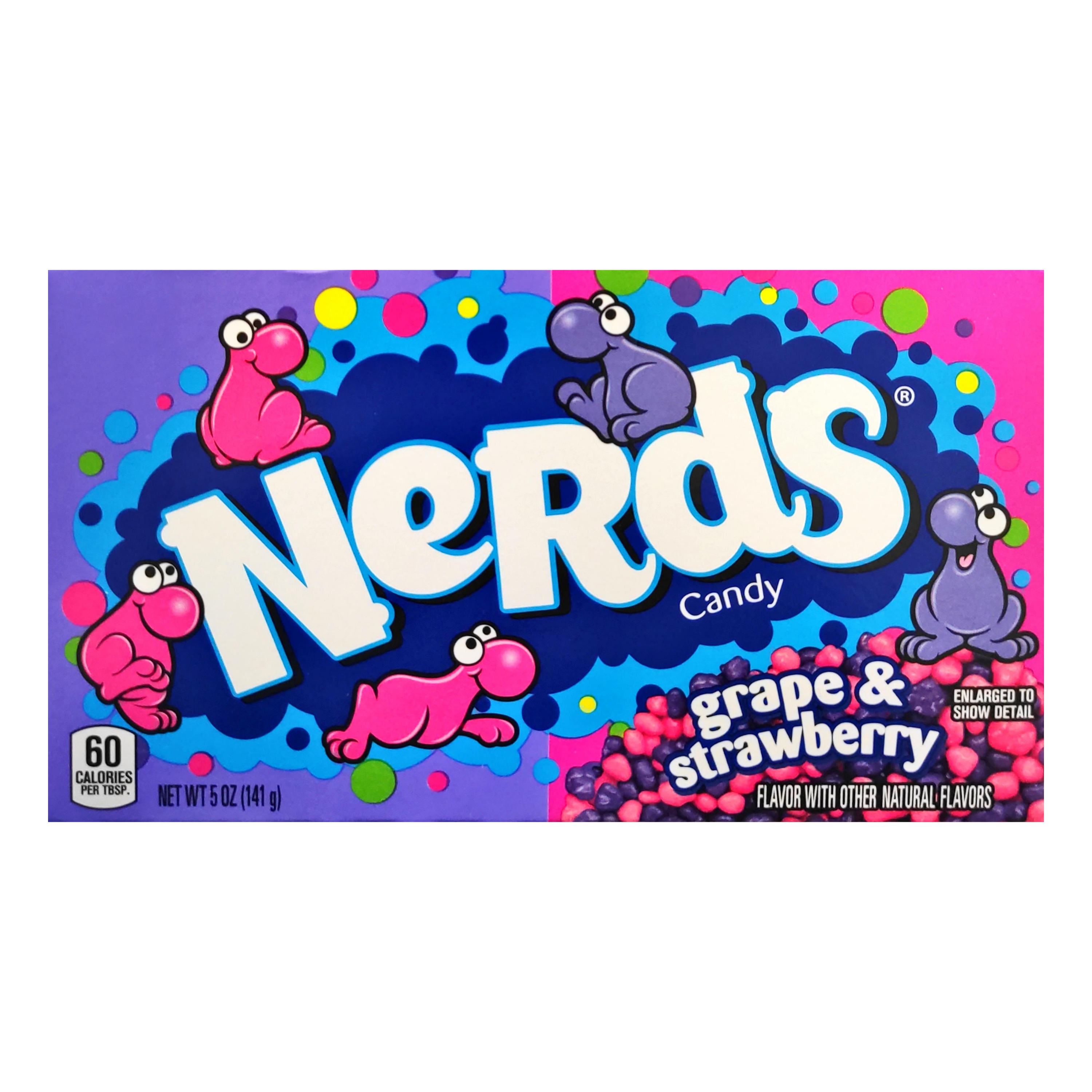 Nerds Grape Strawberry Mini-Dragees 141g MHD:20.11.25