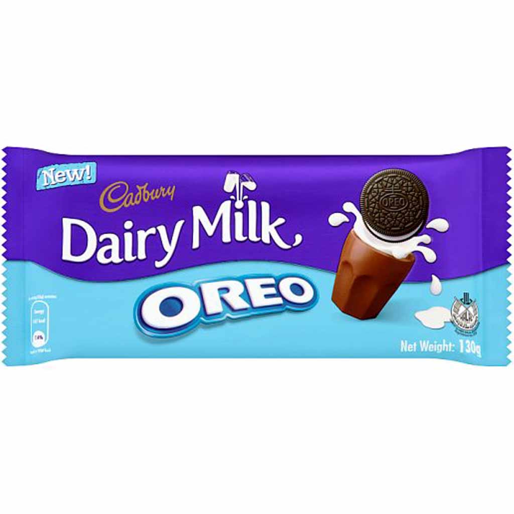17x Cadbury Dairy Milk Oreo á 120g=2040g MHD:1/20