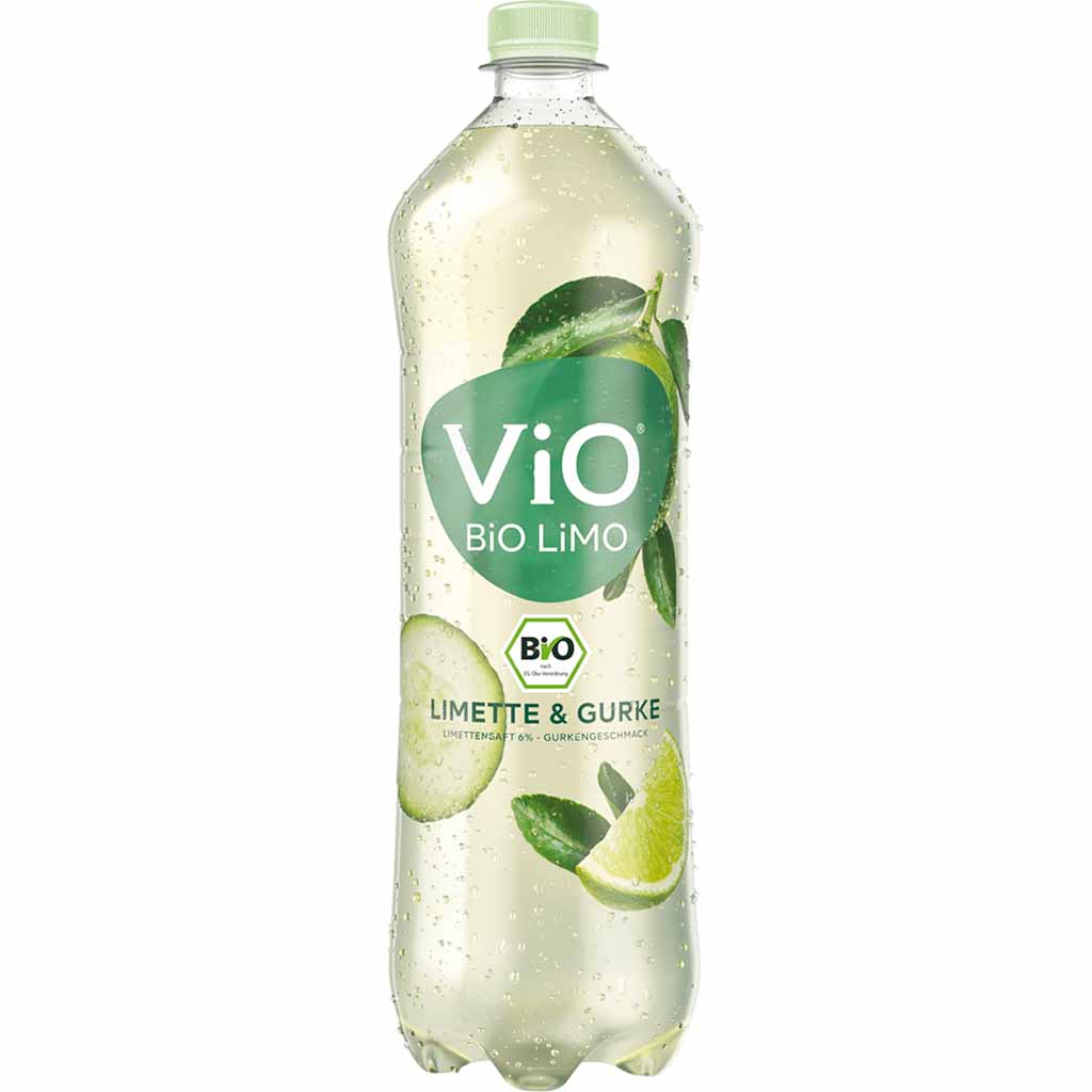 18x Vio Bio Limo Limette & Gurke á 500ml=9L MHD:30.5.21