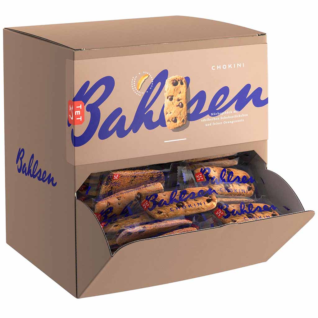 Bahlsen Chokini 150er 945g Kekse einzeln verpackt MHD:1.11.24