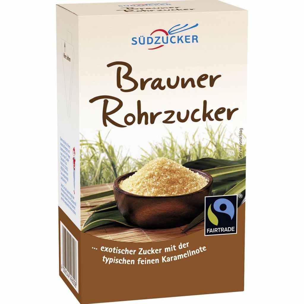 Südzucker Brauner Rohrzucker 500g