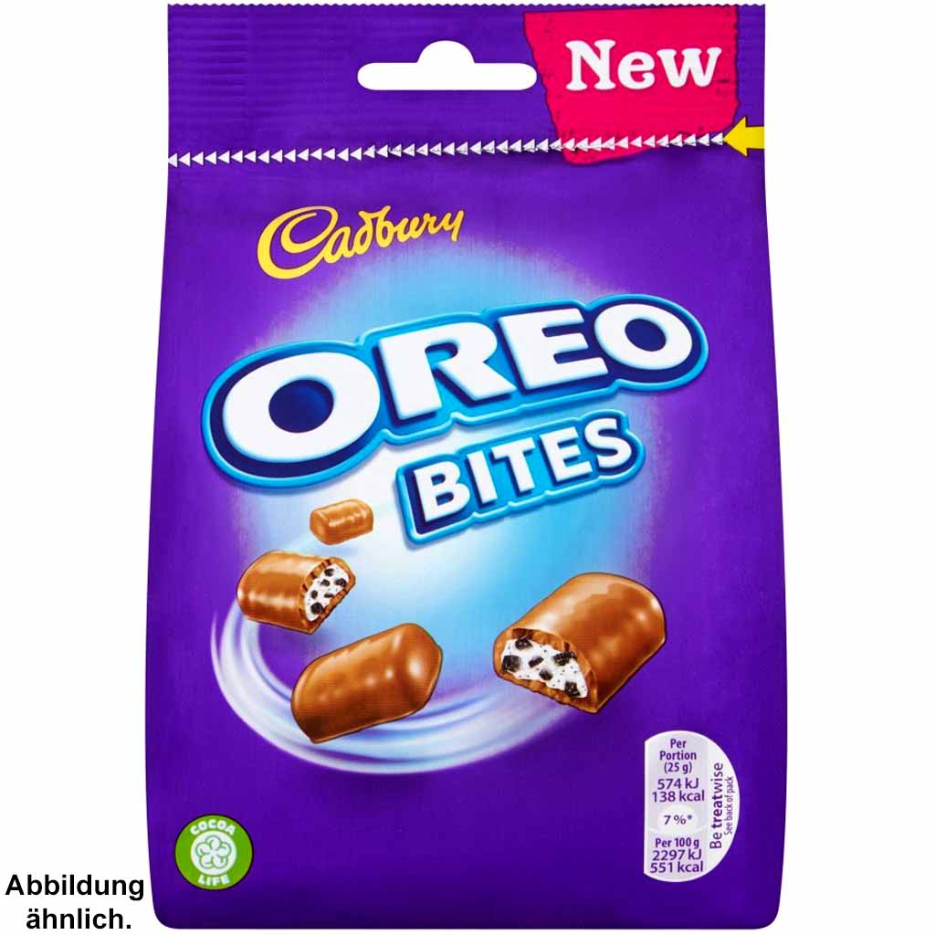 5x Cadbury Oreo Bites á 95g=475g MHD:11.4.20