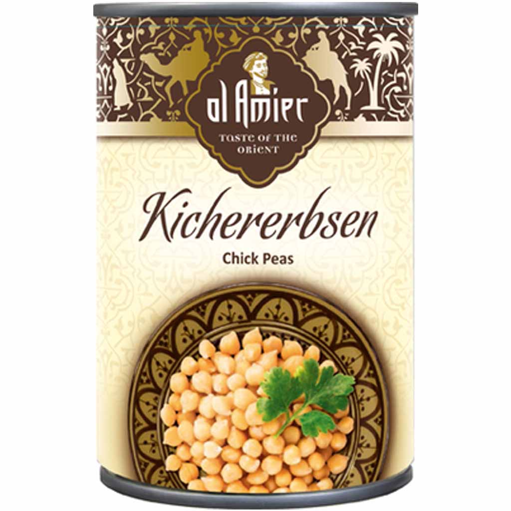 al Amier Kichererbsen gegart 400g MHD:26.9.25