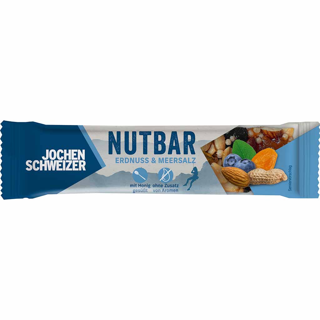 12x Jochen Schweizer Nutbar Erdnuss & Meersalz á 40g=480g MHD:3.1.21