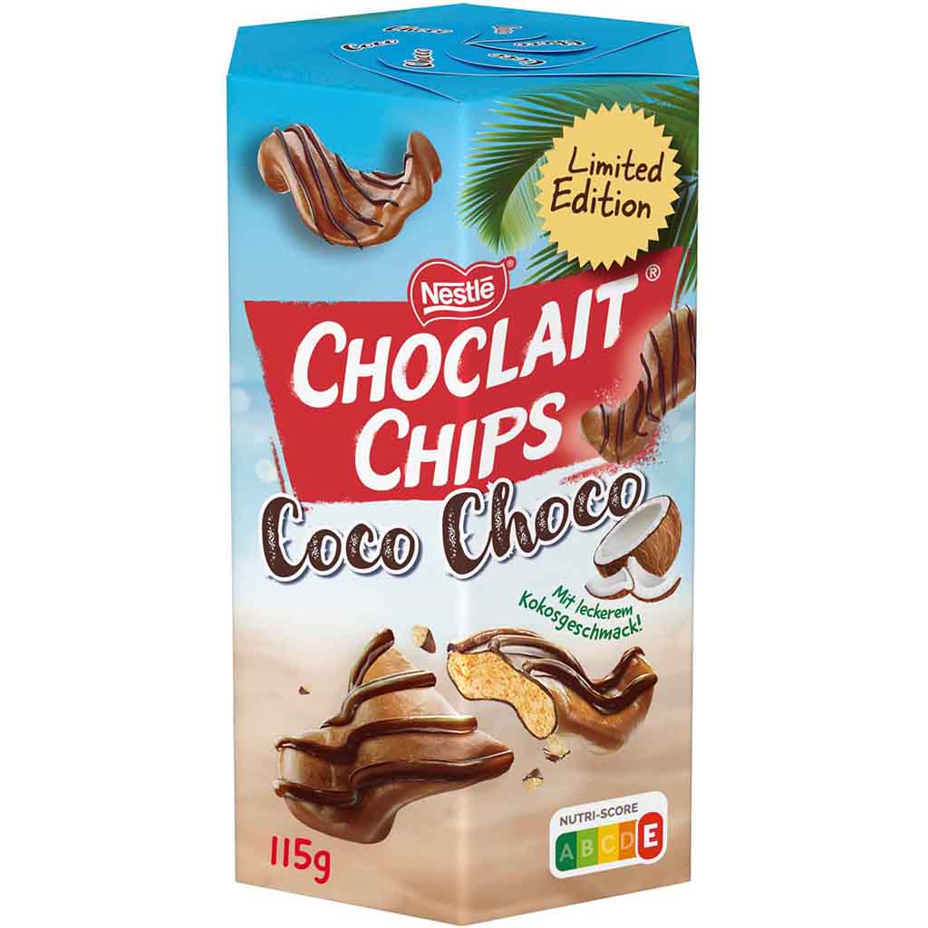 Nestle CHOCLAIT CHIPS Coco Choco 115g MHD:30.1.25