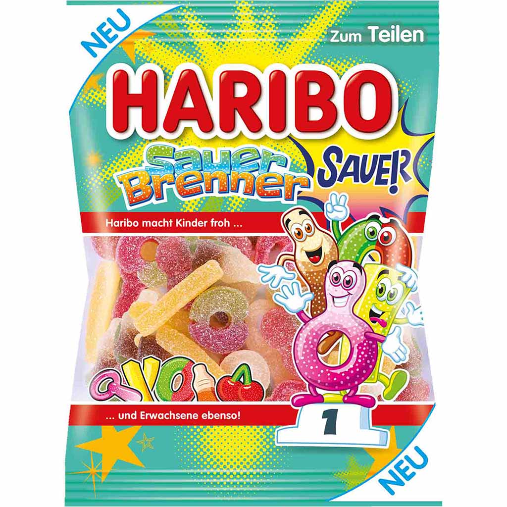 Haribo Sauer Brenner 175g MHD:30.5.23