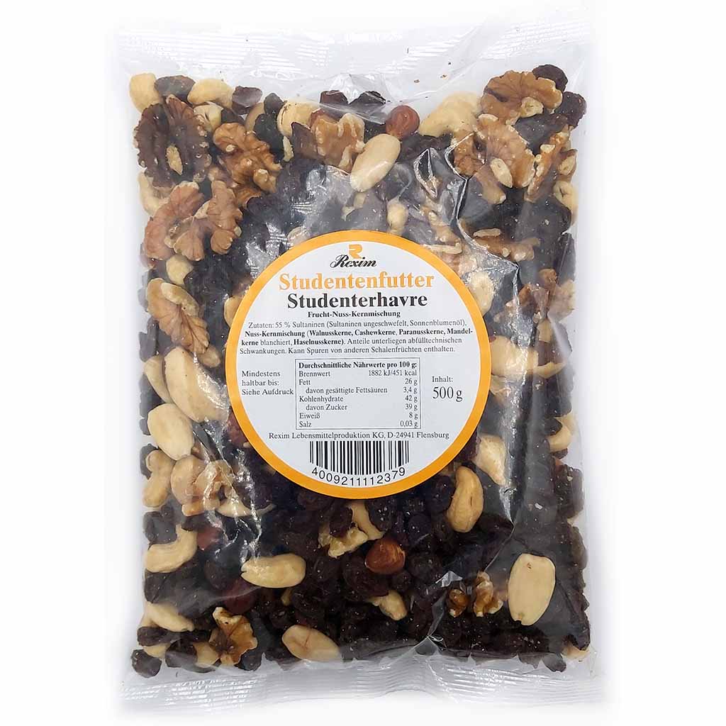 Rexim Studentenfutter 500g GTIN 4009211112379