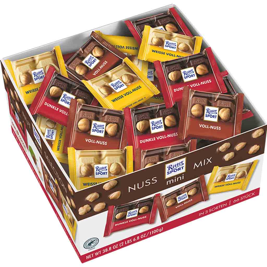 Ritter Sport mini Nuss Mix 66er 1100g MHD:27.11.24