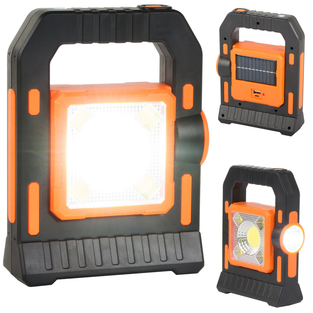 Wandertaschenlampe mit LED-Solar-Camping-Lichtbatterie