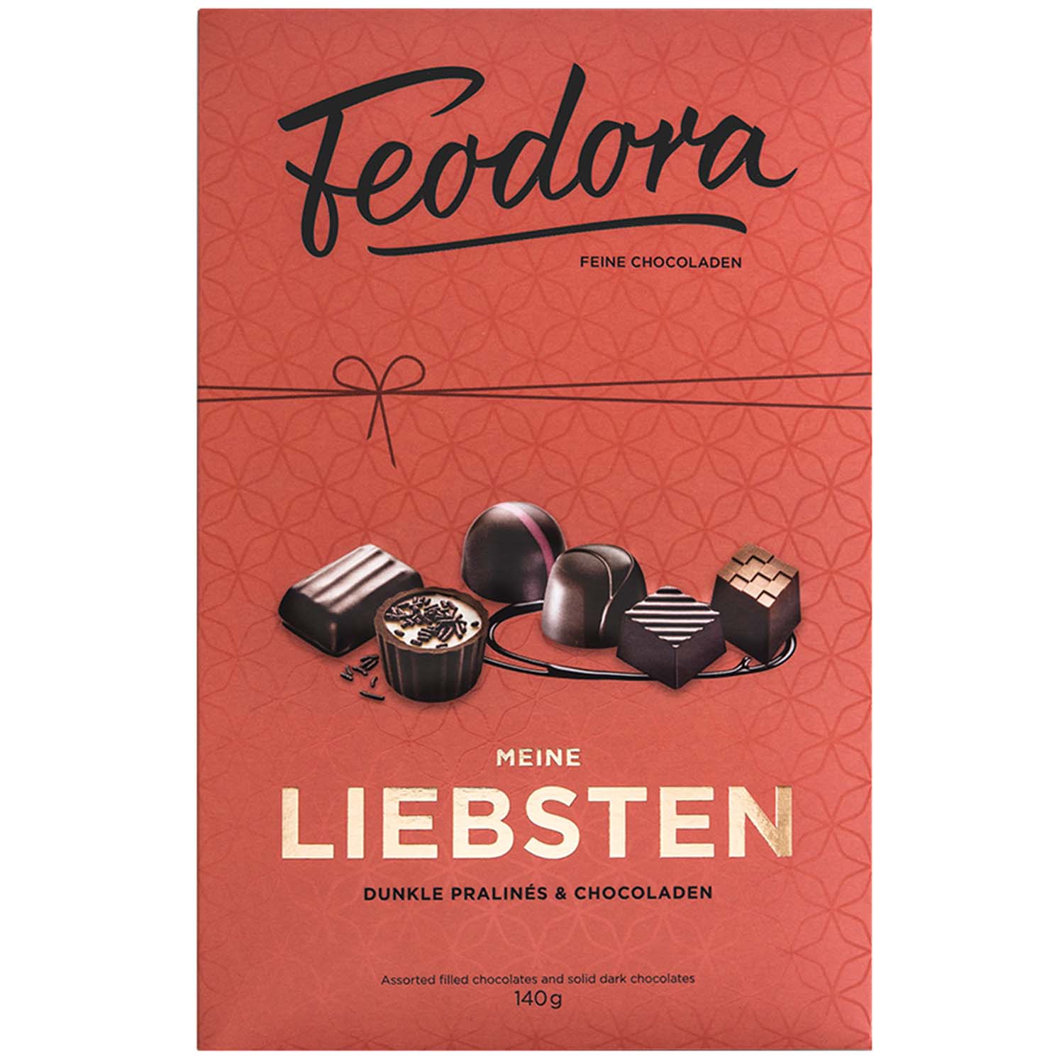 Feodora Meine Liebsten Dunkle Pralinés & Chocoladen 140g MHD:17.2.25