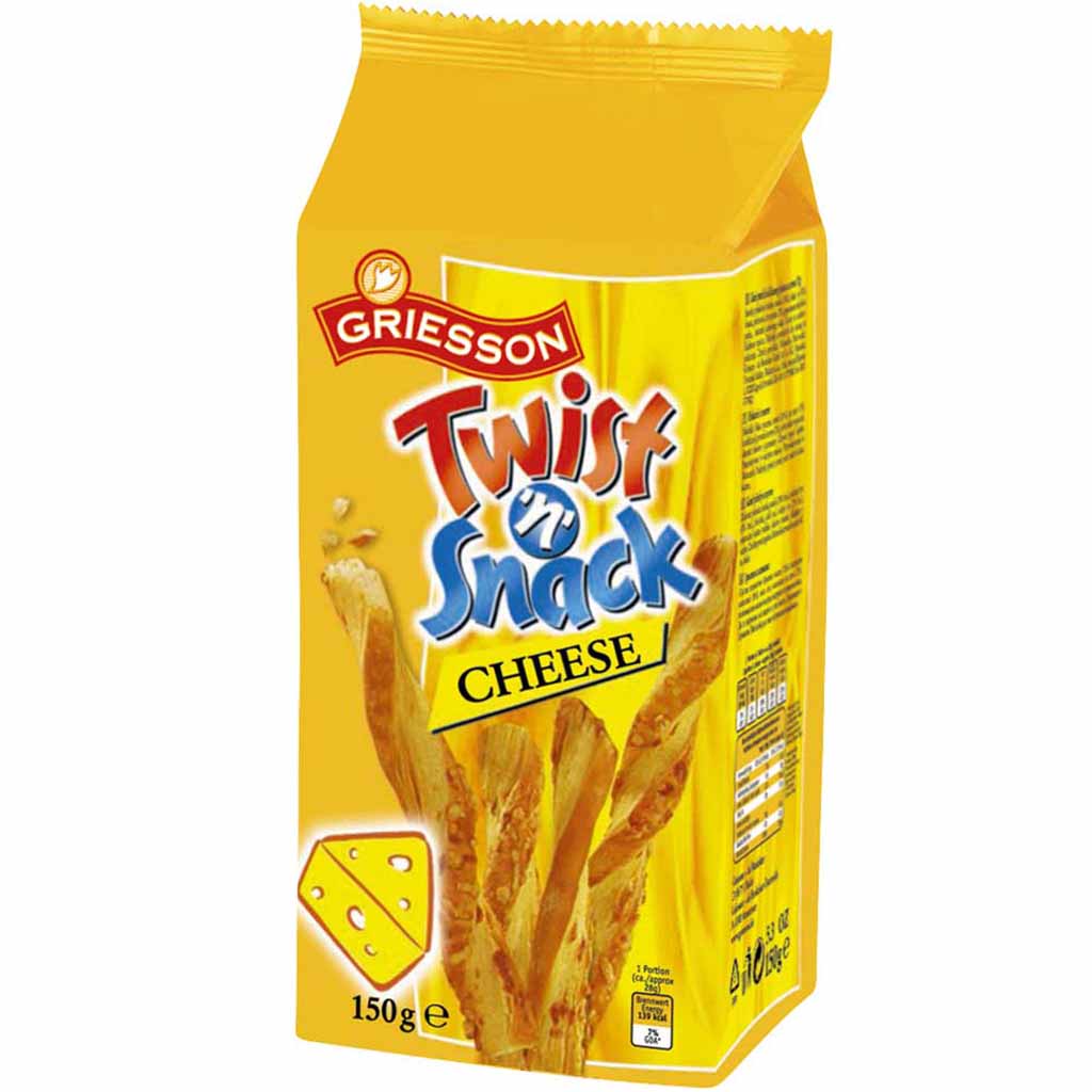 Griesson Twist 'n' Snack Cheese 150g MHD:1.10.24