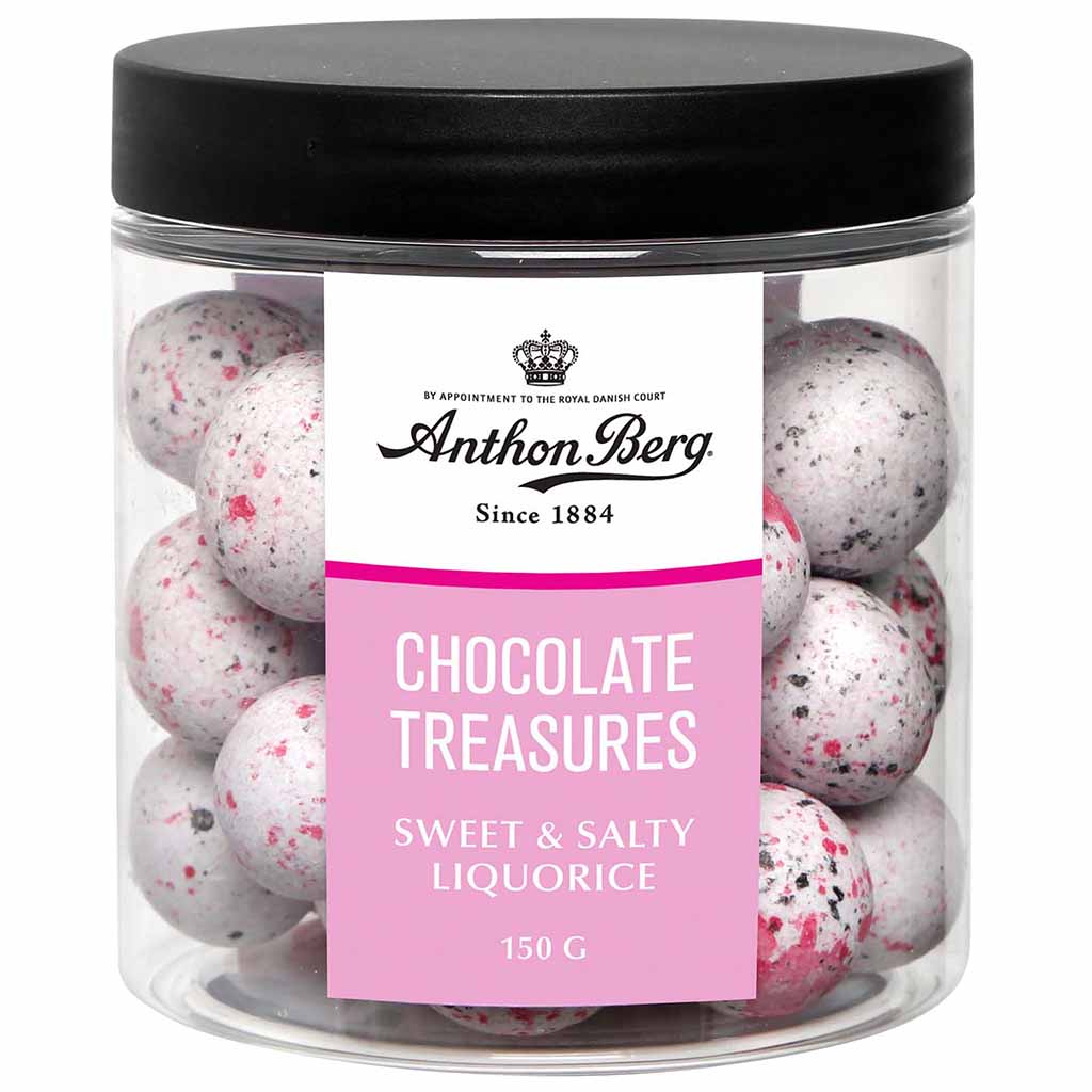 Anthon Berg Chocolate Treasures Sweet & Salty Liquorice 150g MHD:18.12.24