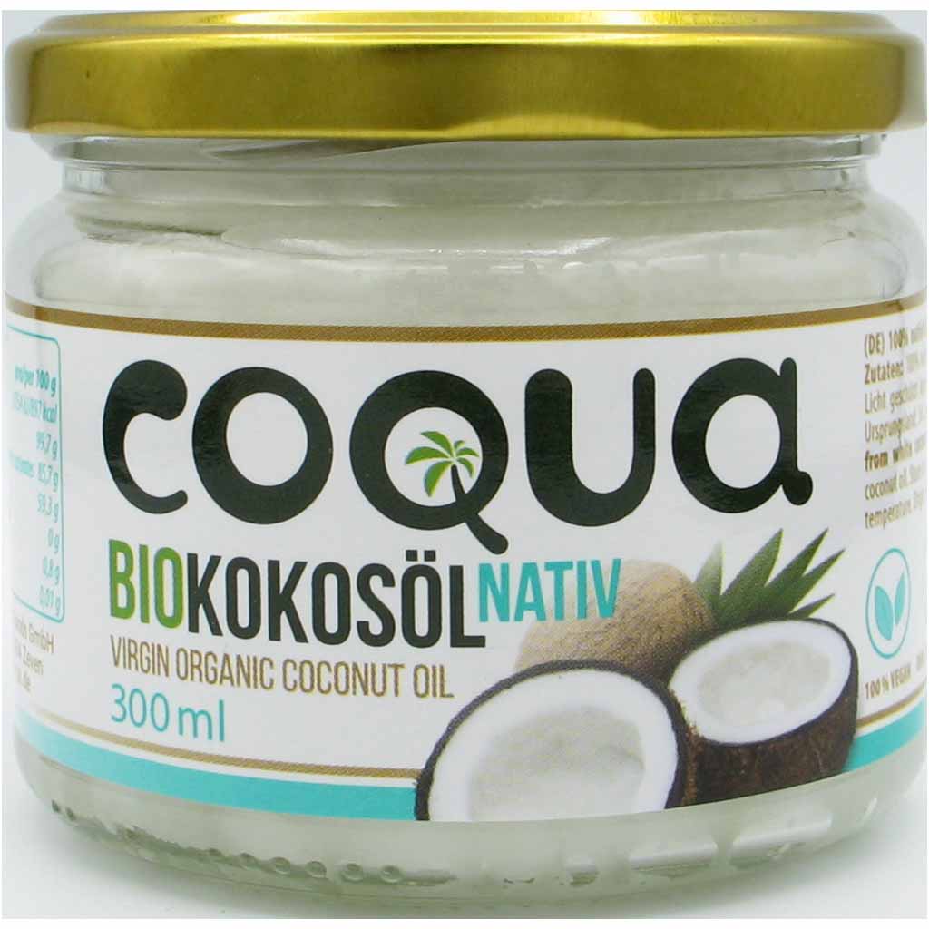 Coqua Bio Kokosöl Nativ 300ml MHD:10.9.23