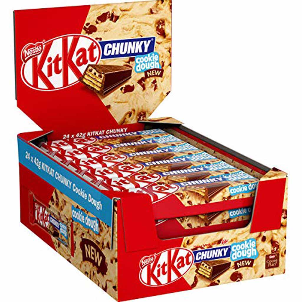 KitKat Chunky cookie dough 24x 42g=1008g MHD:30.12.21