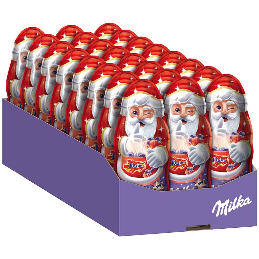 Milka Weihnachtsmann Daim 24x45g=1080g MHD:31.3.25