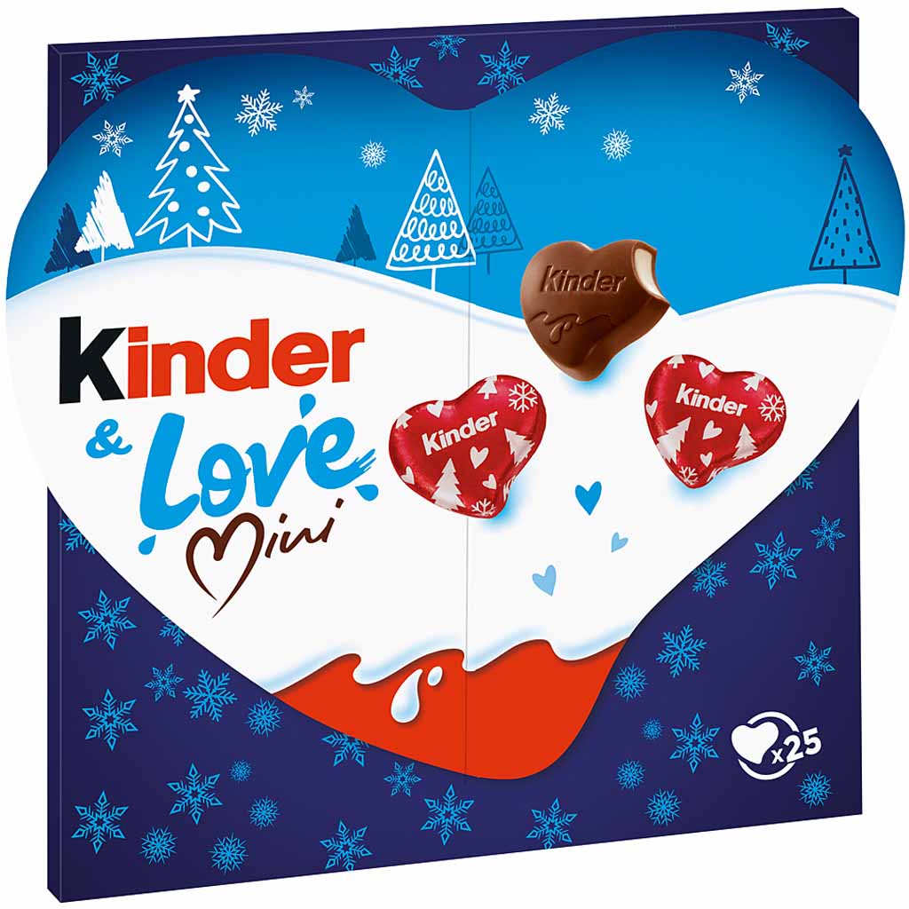 Kinder & Love mini Herzen blau 25er 107g MHD:20.4.23