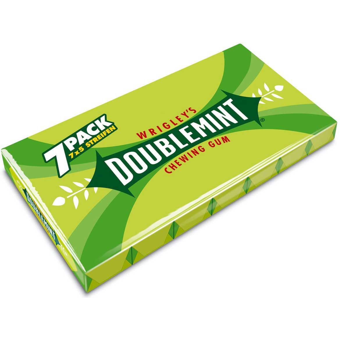Wrigleys Doublemint Kaugummi Streifen 7x5er MHD:10.5.22