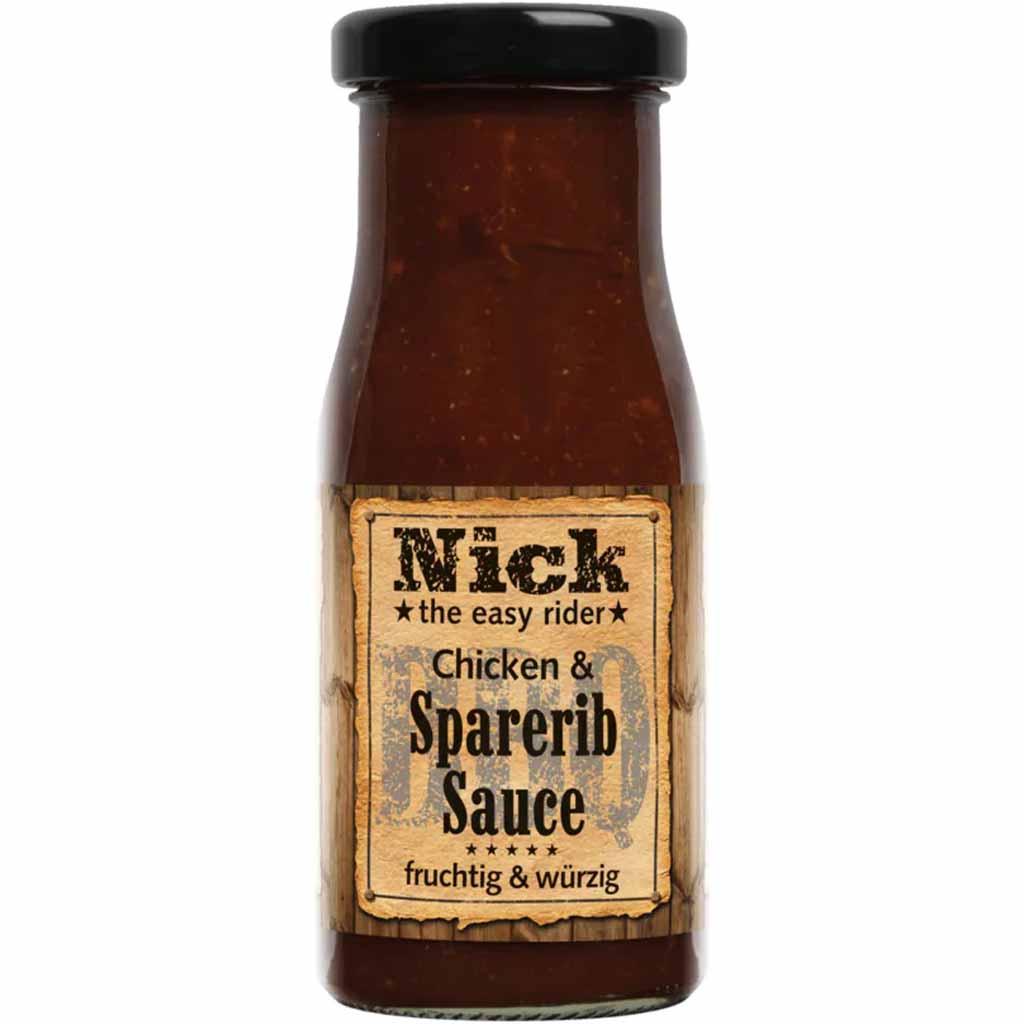 Nick the easy Rider Chicken and Sparerib Sauce 140ml MHD:23.9.24