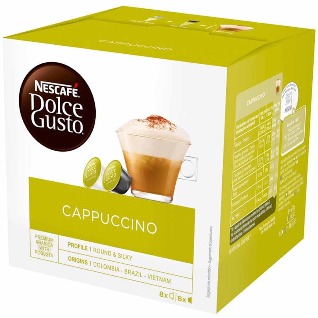 Nescafe Dolce Gusto Kapseln Cappuccino 8 Tassen 186,4g MHD:20.8.22