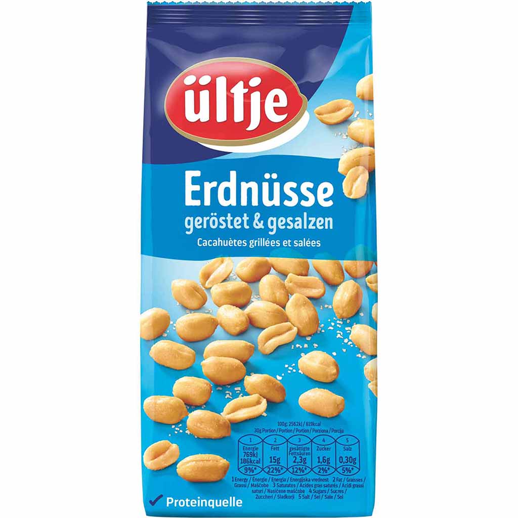 ültje Erdnüsse geröstet & gesalzen 900g MHD:30.4.25