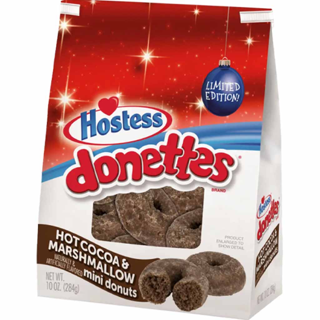 Hostess donettes mini Donuts hot Cocoa & Marshmallow 284g MHD:31.12.22