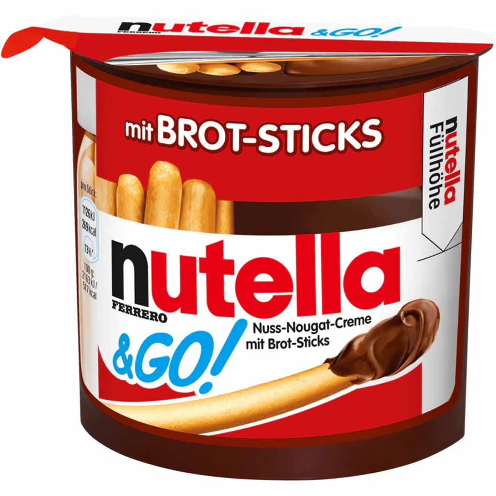 Nutella & Go - Brotsticks & nutella 52g MHD:2.10.24