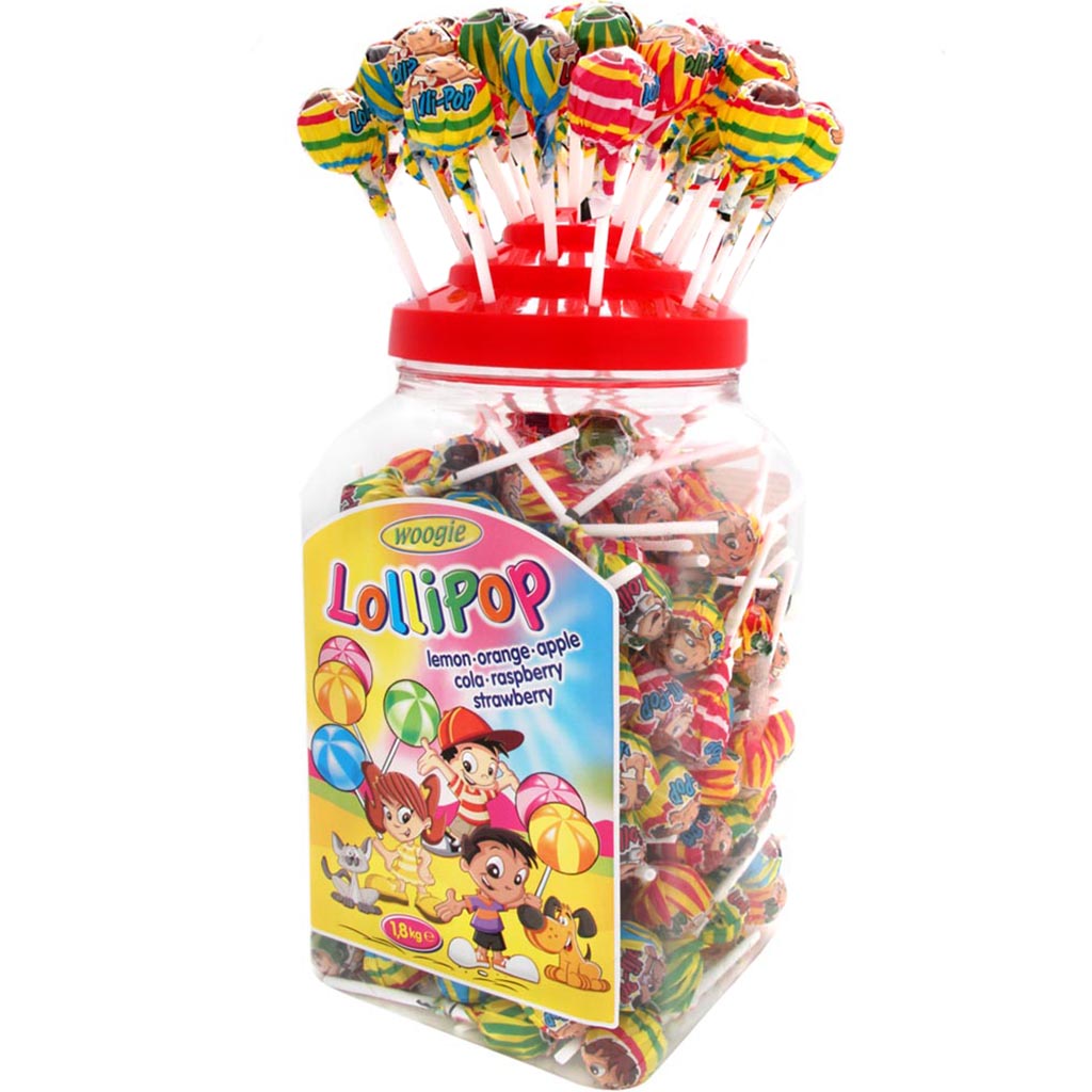 Woogie Lollipops 1,8kg (180x10g) MHD:30.9.25
