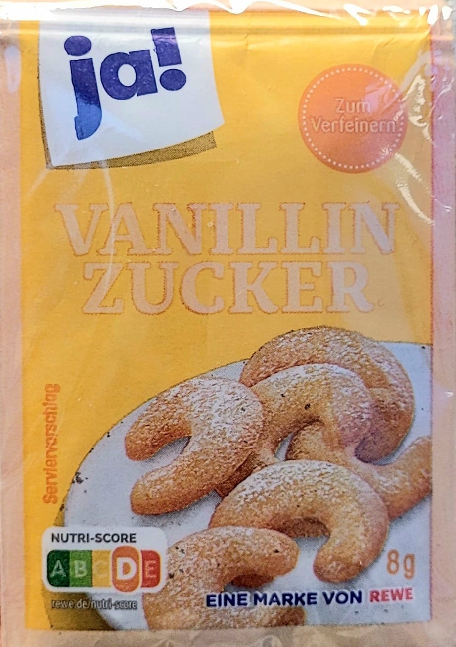 ja! Vanillinzucker 15x8g MHD:30.8.26