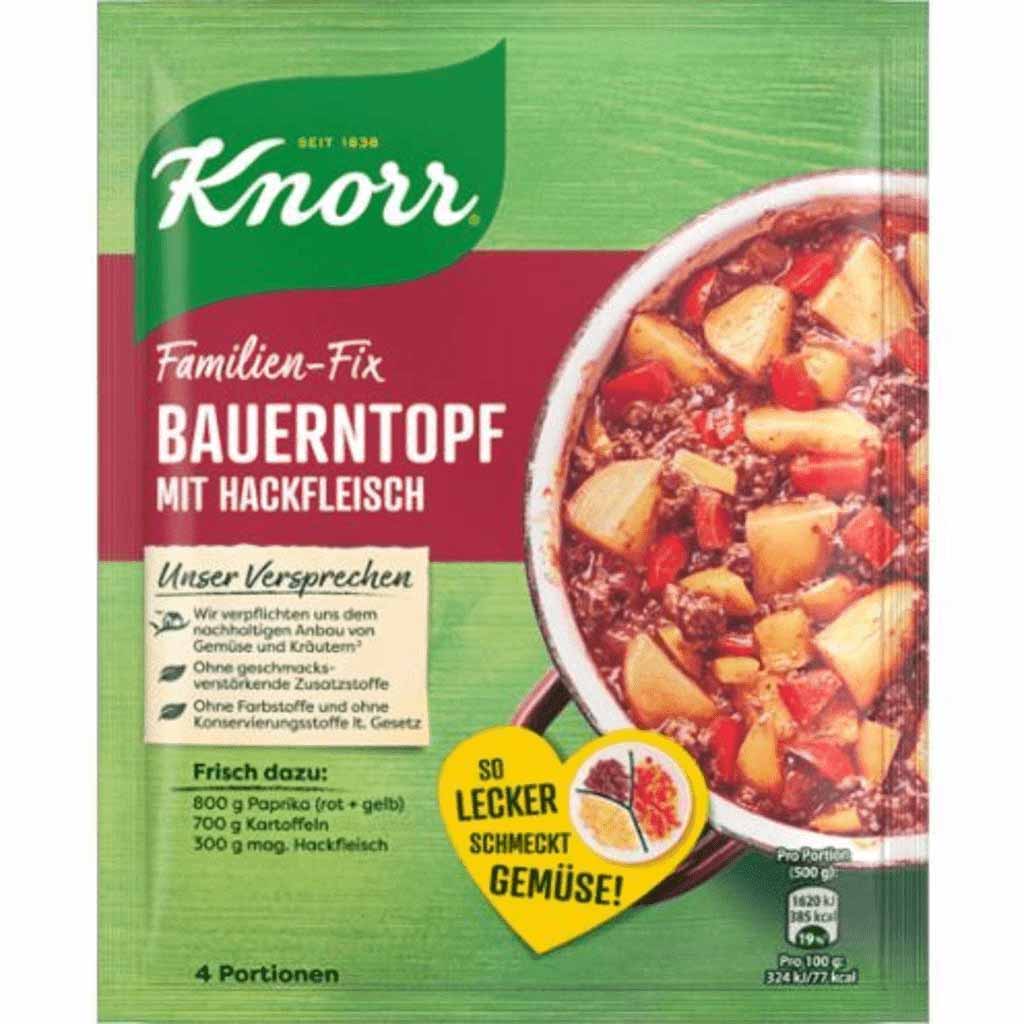23x Knorr Fix Bauerntopf mit Hackfleisch á 54g=1242g MHD:30.7.21