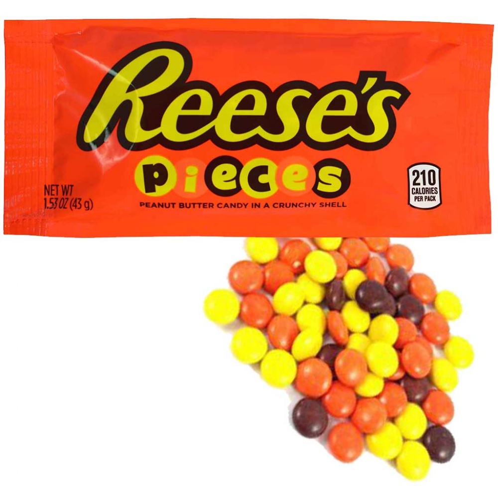 24x Reeses pieces Peanut Butter á 43g=1032g MHD:8/19