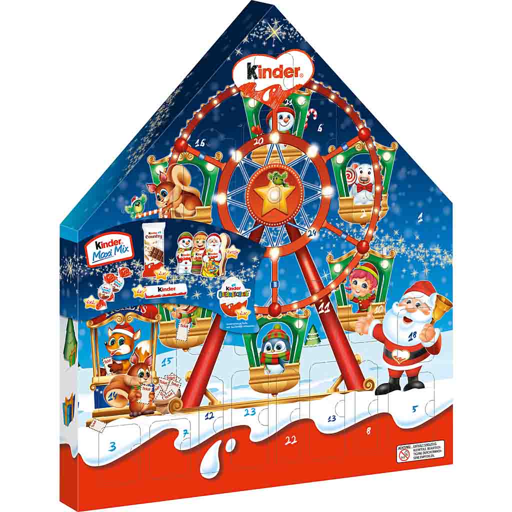 kinder Maxi Mix Karussell Adventskalender 351g MHD:20.4.23