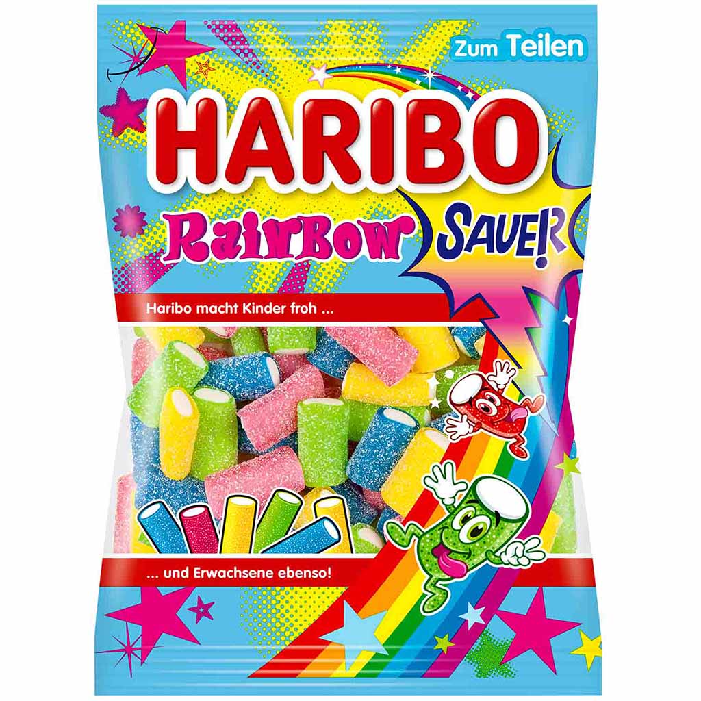 Haribo Rainbow Sauer 175g MHD:1.4.23