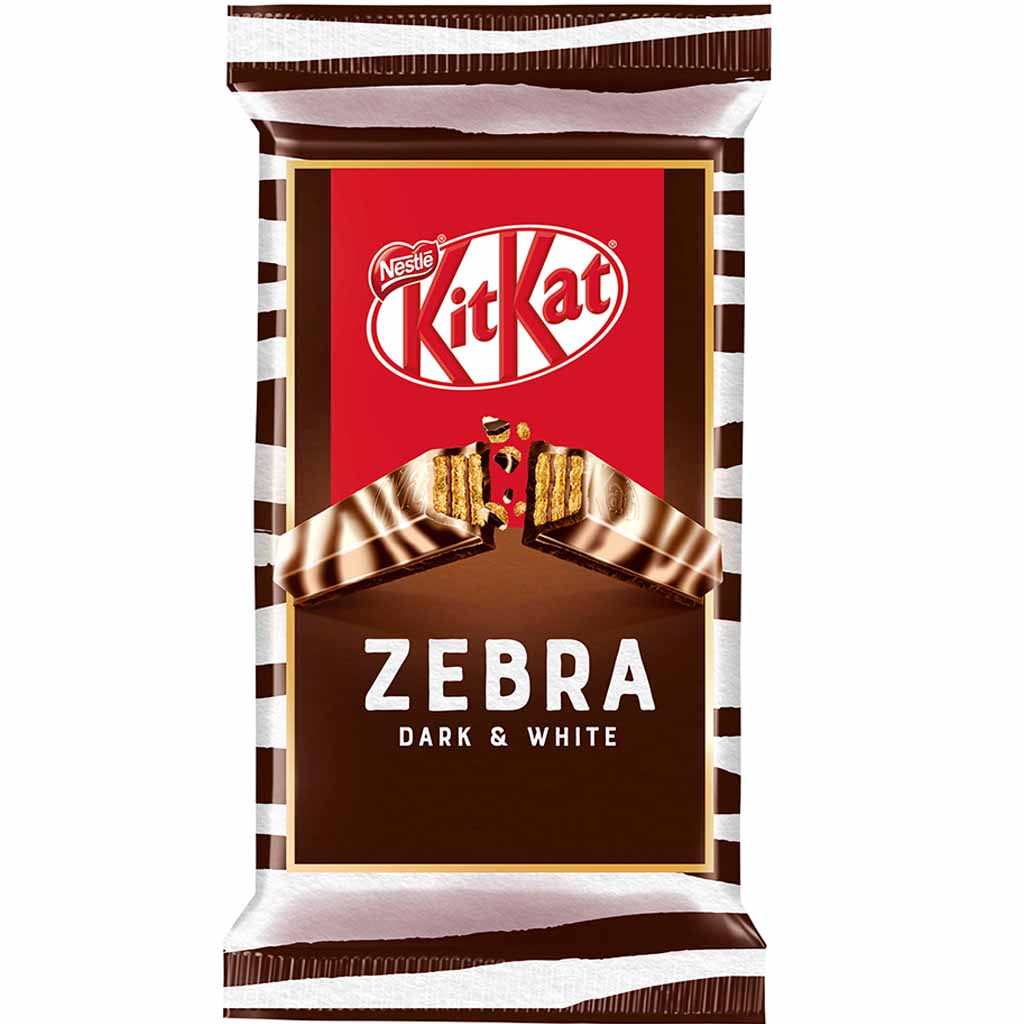 KitKat Zebra Dark & White 27x41,5g=1121g MHD:30.6.22