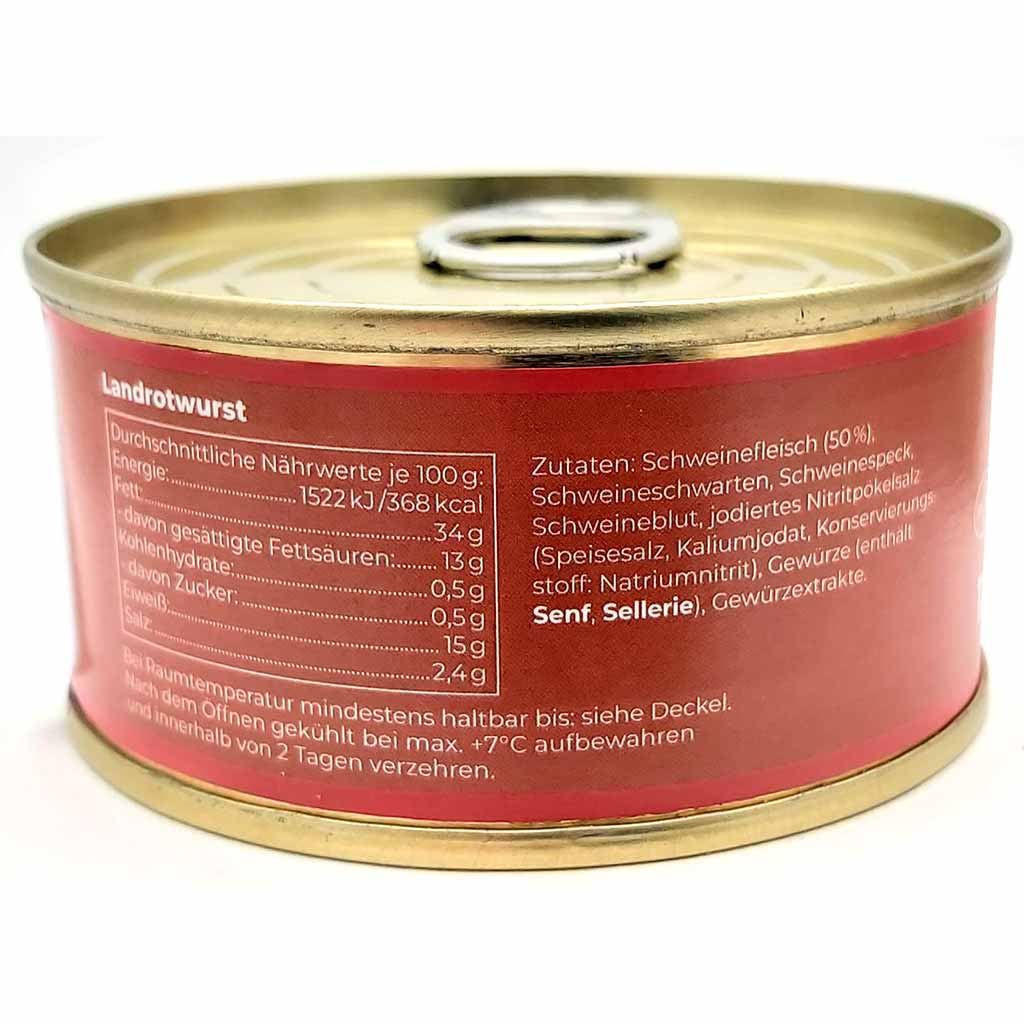 Küblers Land-Rotwurst 125g