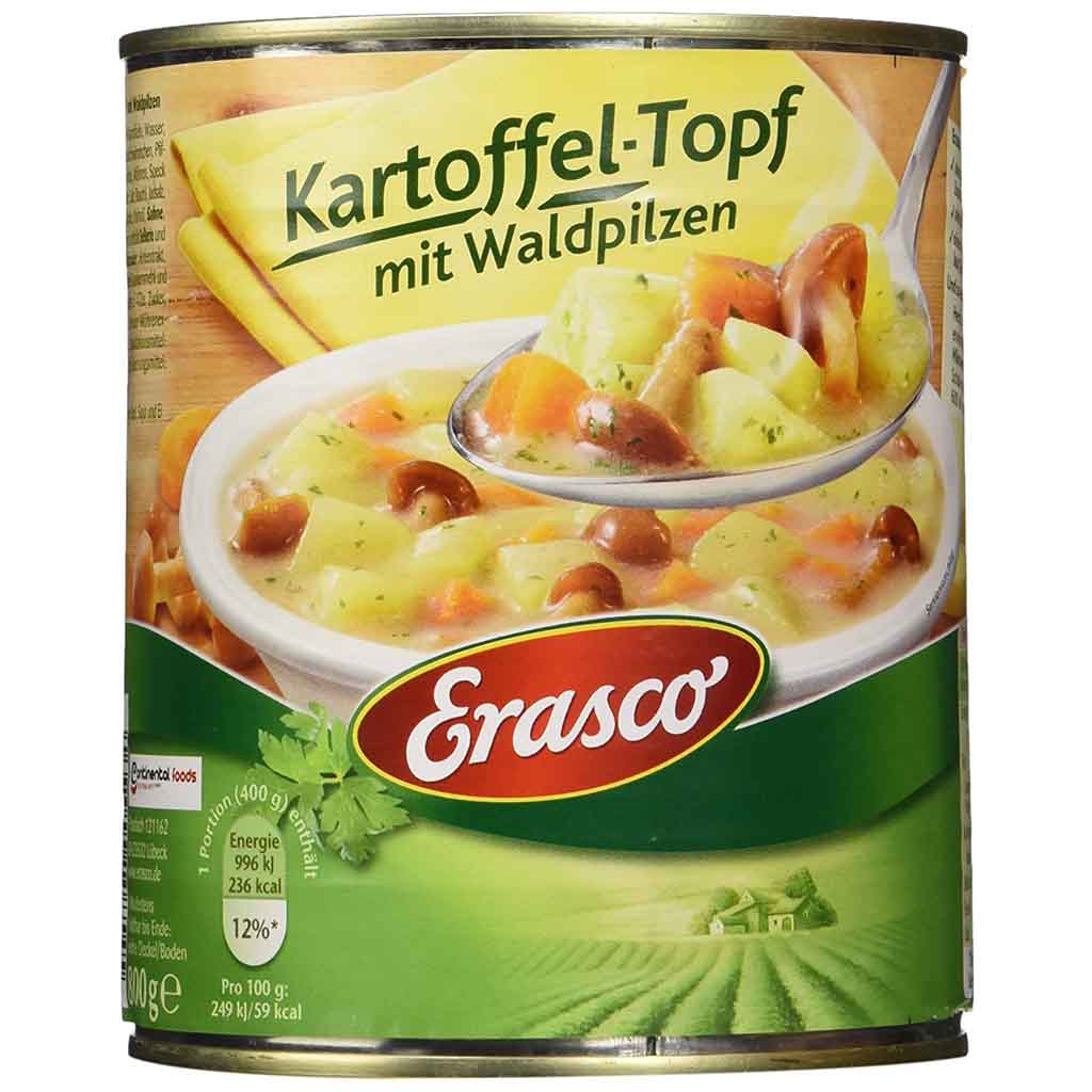 Erasco Eintopf Kartoffel-Topf mit Waldpilzen 800g MHD:30.12.27