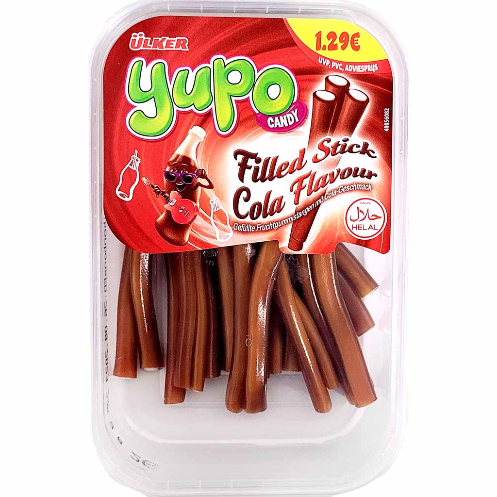 Ülker Yupo Fruchtgummi Filled Stick Cola Aroma 225g