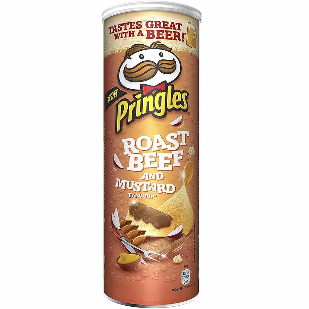 Pringles Roast Beef and Mustard 200g MHD:23.11.21