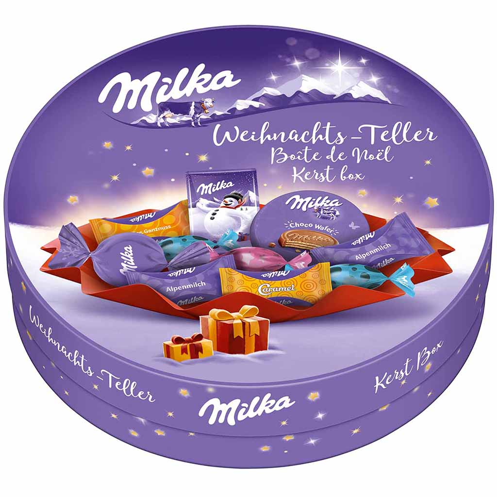 Milka Weihnachts-Teller 202g MHD:30.3.24