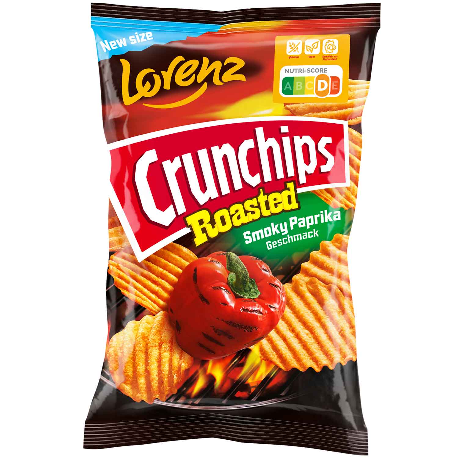 Lorenz Crunchips Roasted Smoky Paprika 110g MHD:30.5.24