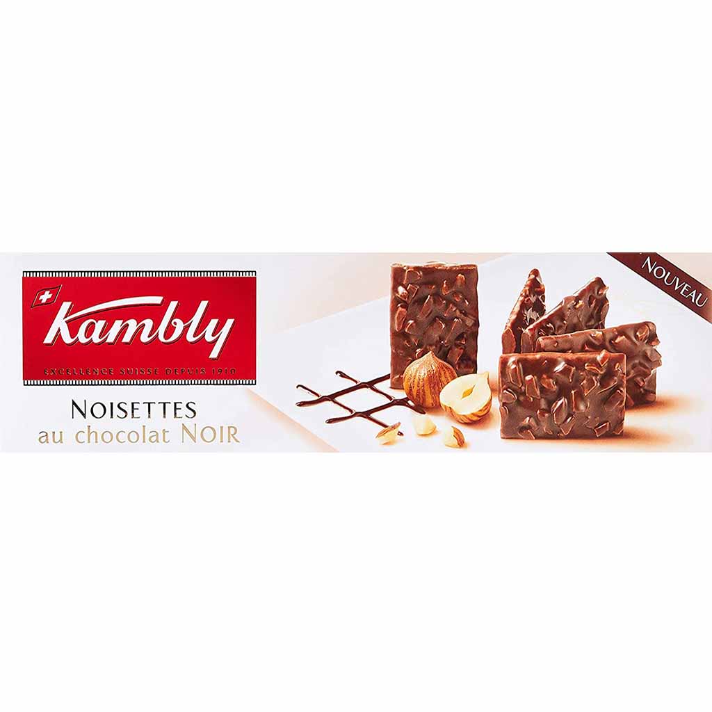 Kambly Noisettes au chocolat Noir 100g MHD:15.11.23