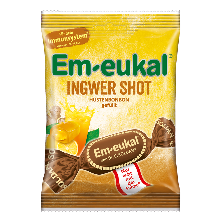 Em-eukal Ingwer Shot, zuckerhaltig, 75 g