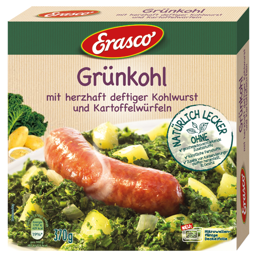 Erasco Grünkohl 370g Fertiggericht MHD:17.6.24