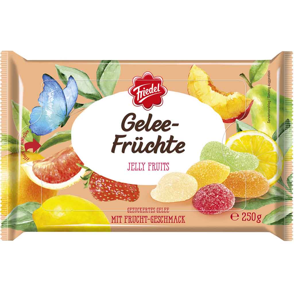 Friedel Gelee Früchte 250g MHD:30.9.24