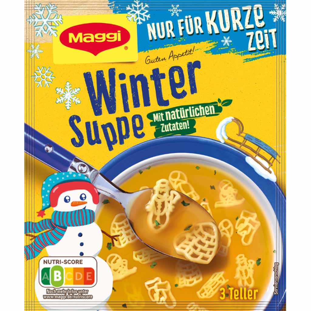 14x Maggi Guten Appetit! Winter Suppe á 53g=742g MHD:30.8.21