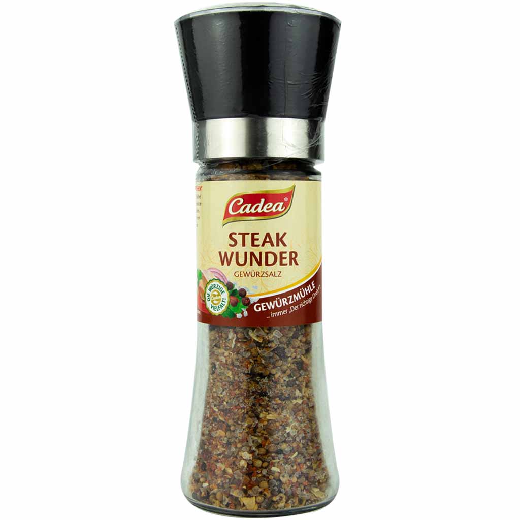 Cadea Gewürzmühle Gewürzsalz Steak Wunder 130g MHD:30.7.26