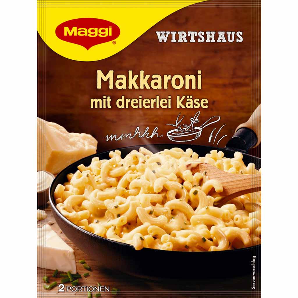 Maggi Wirtshaus Makkaroni mit dreierlei Käse 170g MHD:30.5.25