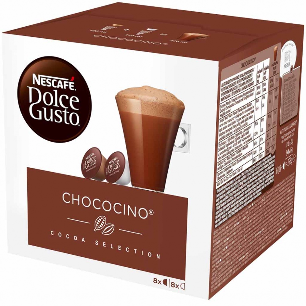 Nescafe Dolce Gusto Kapseln Chococino 256g / 8 Tassen MHD:30.7.24